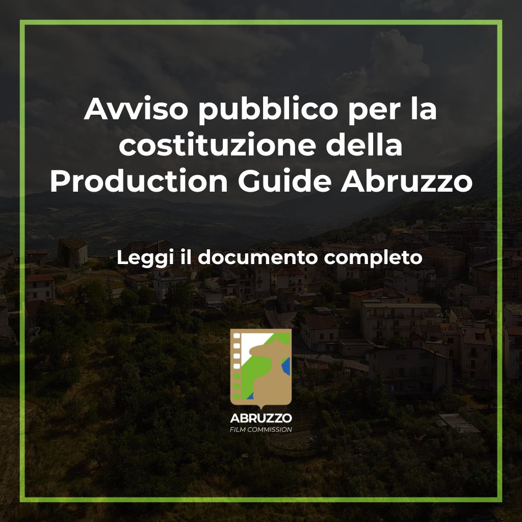 avviso costituzione production guide abruzzo
